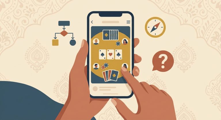Illustration for Teen Patti FAQ Guide and Responsible Play Notes
